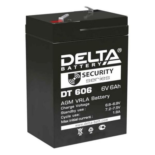 Аккумулятор для ИБП DELTA DT606 6 Ah