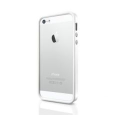 Бампер для телефона SGP Neo Hybrid EX Snow + защитная пленка на экран (09517) Apple Iphone 5/5S белый