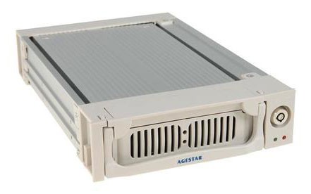 Корпуса и док-станции для жестких дисков Agestar AMR1- SATA(K)-3F SATA алюминий серебристый